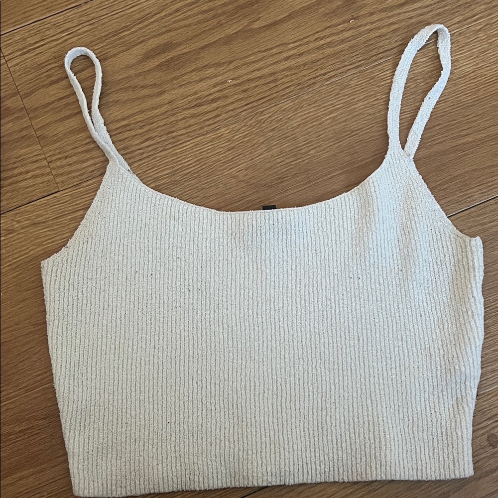🌶️3 for $20🌶️ Size M - Dynamite White Ribbed Camisole Top